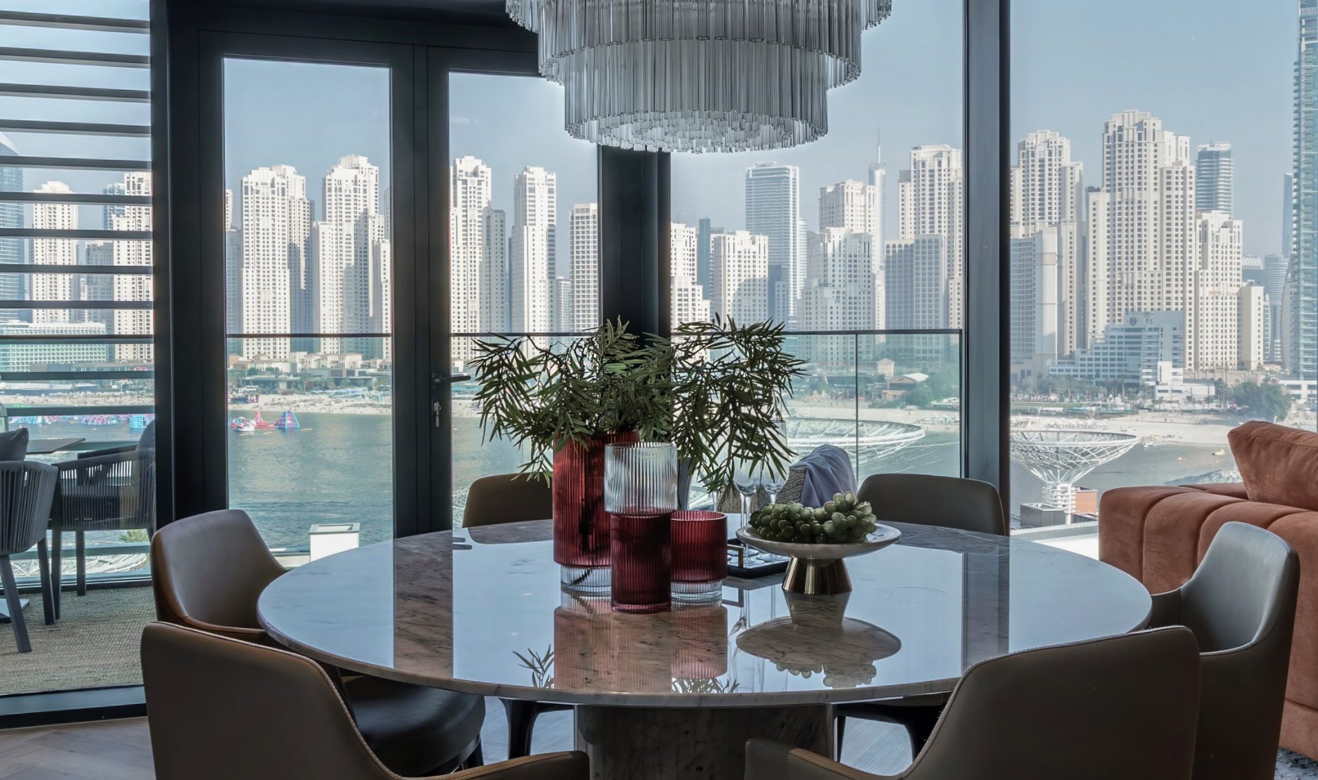 Bluewaters Island | Luxury 3-Bedroom Apartment with Sea, JBR & Ain Dubai Views view 4